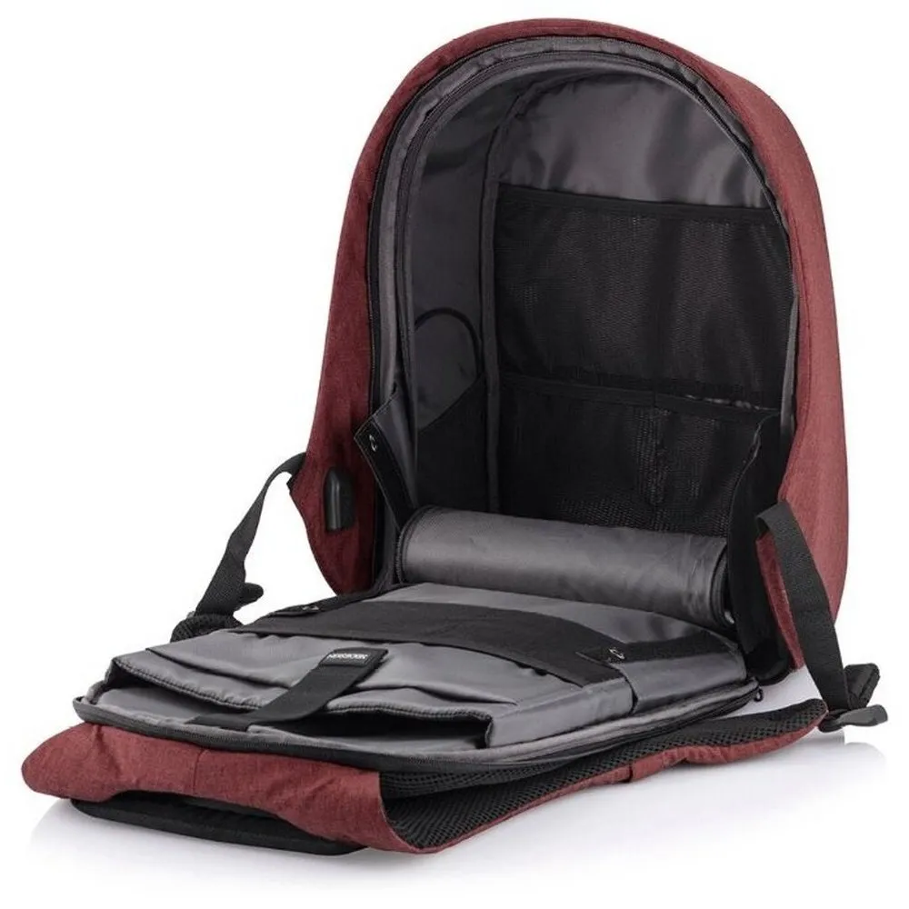 Rucsac pentru Laptop Bobby Hero Small, 13.3", Piele artificială, Roșu