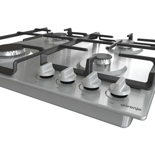Plită pe gaz Gorenje G 641 EX, Oțel inoxidabil
