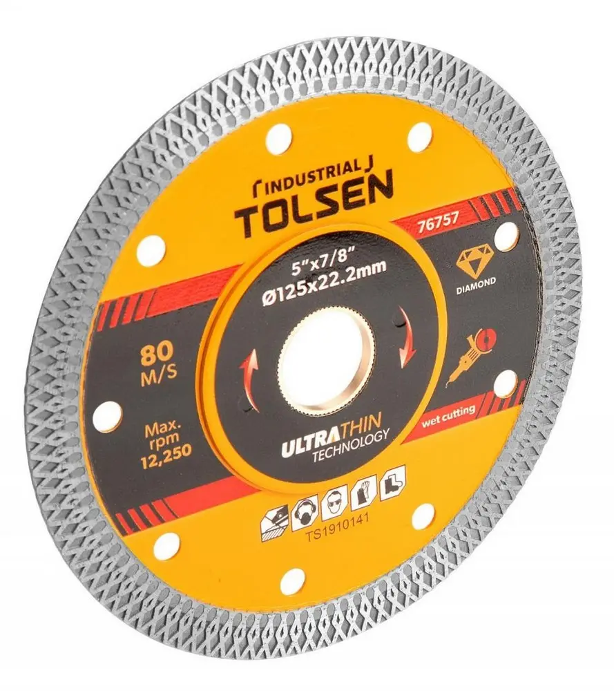 Disc diamantat continuu TOLSEN 230x22:2x1:4 mm
