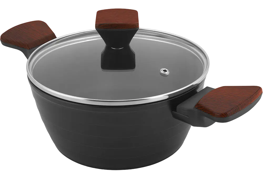 Cratiță Polaris Albero-24C, 4L, 24cm, Negru