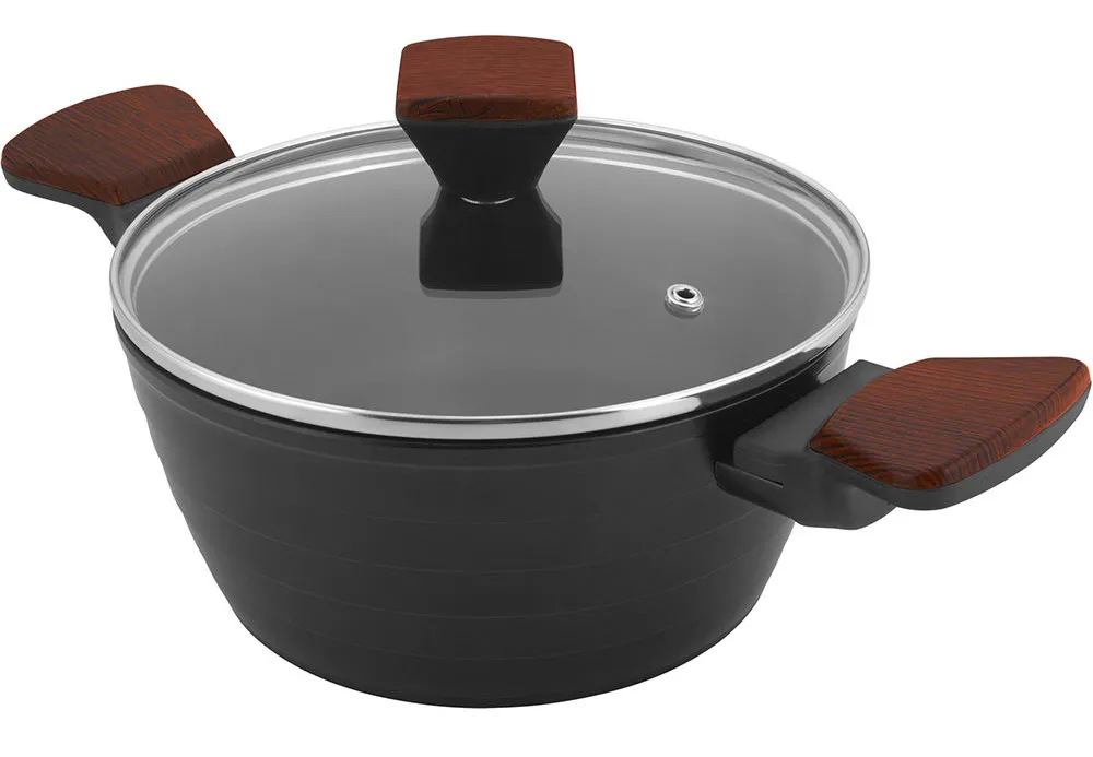 Cratiță Polaris Albero-24C, 4L, 24cm, Negru