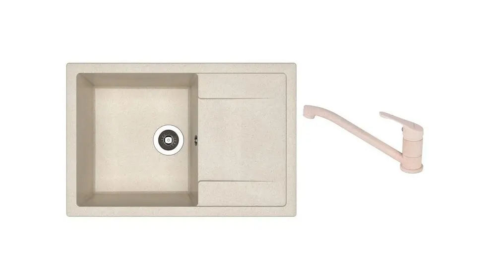 НАБОР мойки Dr Gans Techno 760 + SanDonna F 1066 бежевый