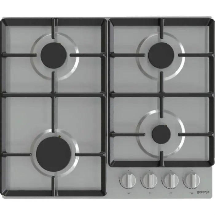 Plită pe gaz Gorenje G 641 EX, Oțel inoxidabil