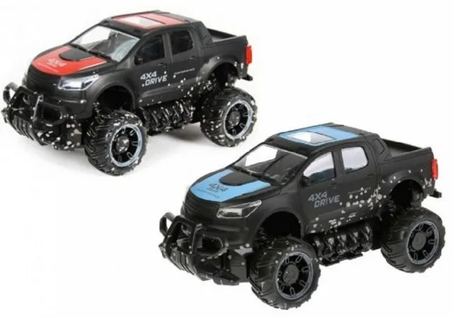 Jucărie cu telecomandă Crazon 4CH Off-Road Car, 1:18, Negru/Albastru (17MUD21B)