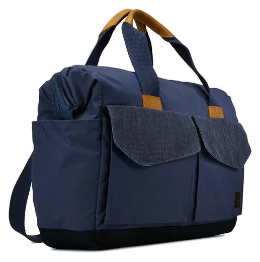 Geantă pentru Laptop CaseLogic Lodo Satchel, 15.6", Textil, Albastru