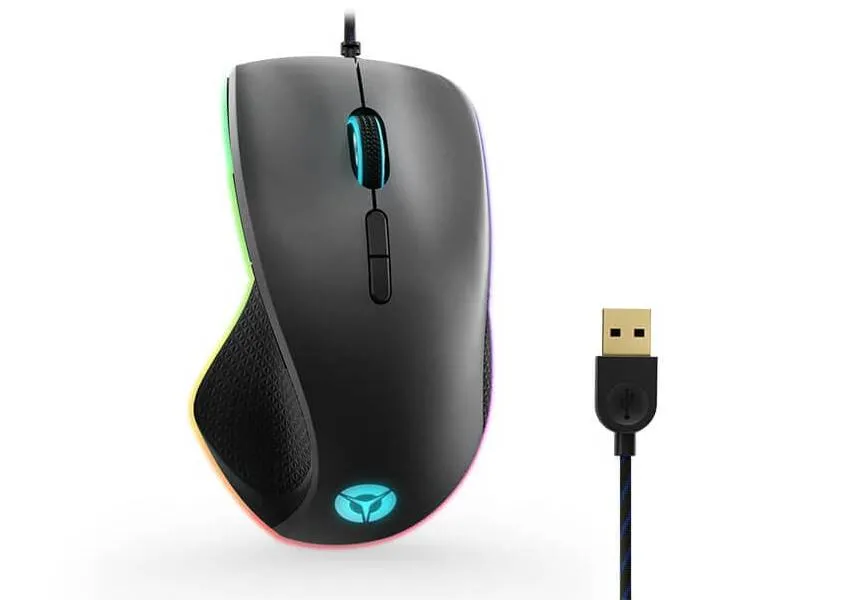 Игровая мышь Lenovo M500, Чёрный/Серый