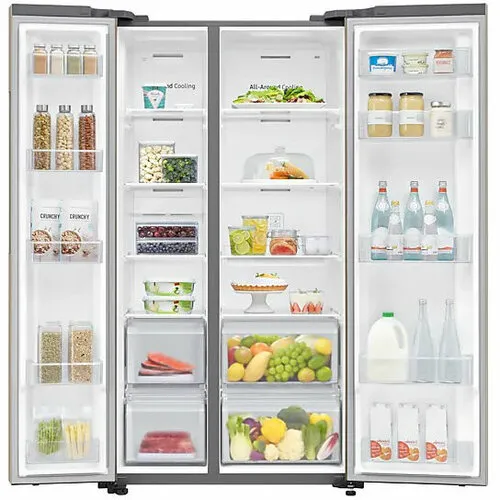 Frigider Samsung RS61R5001F8/UA, Auriu