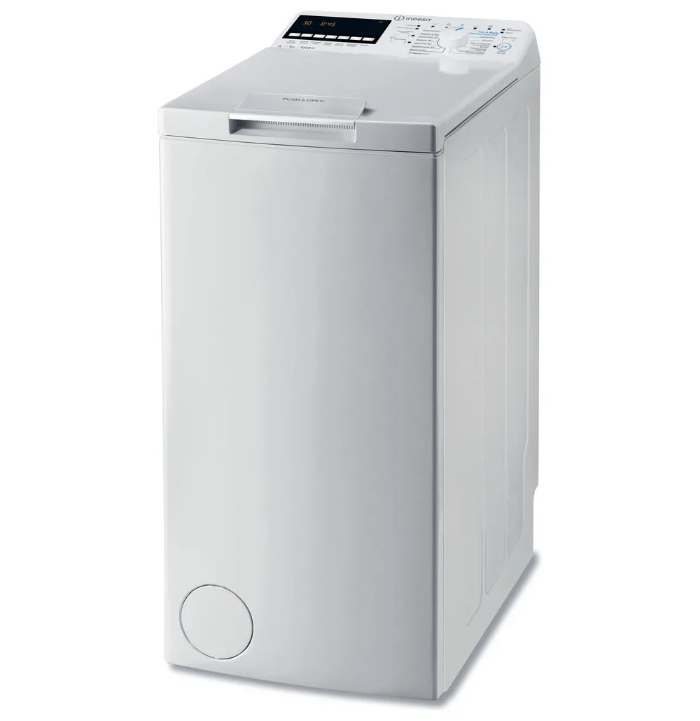 Mașină de spălat Indesit BTW E71253P, 7kg, Alb