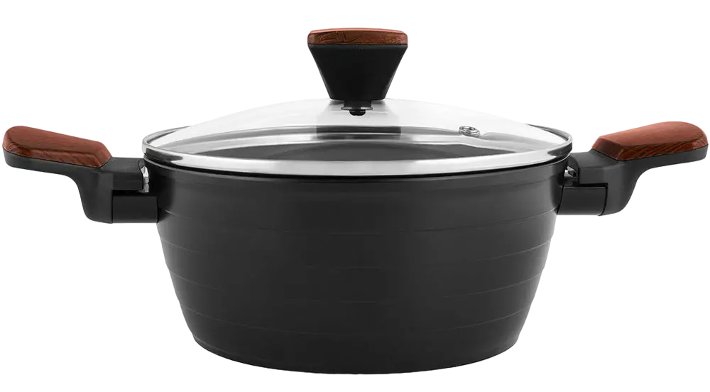 Cratiță Polaris Albero-24C, 4L, 24cm, Negru