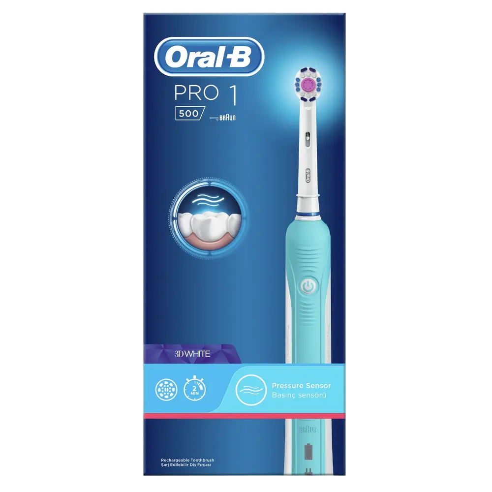 Электрическая зубная щетка Oral-B PRO 1 3D, White