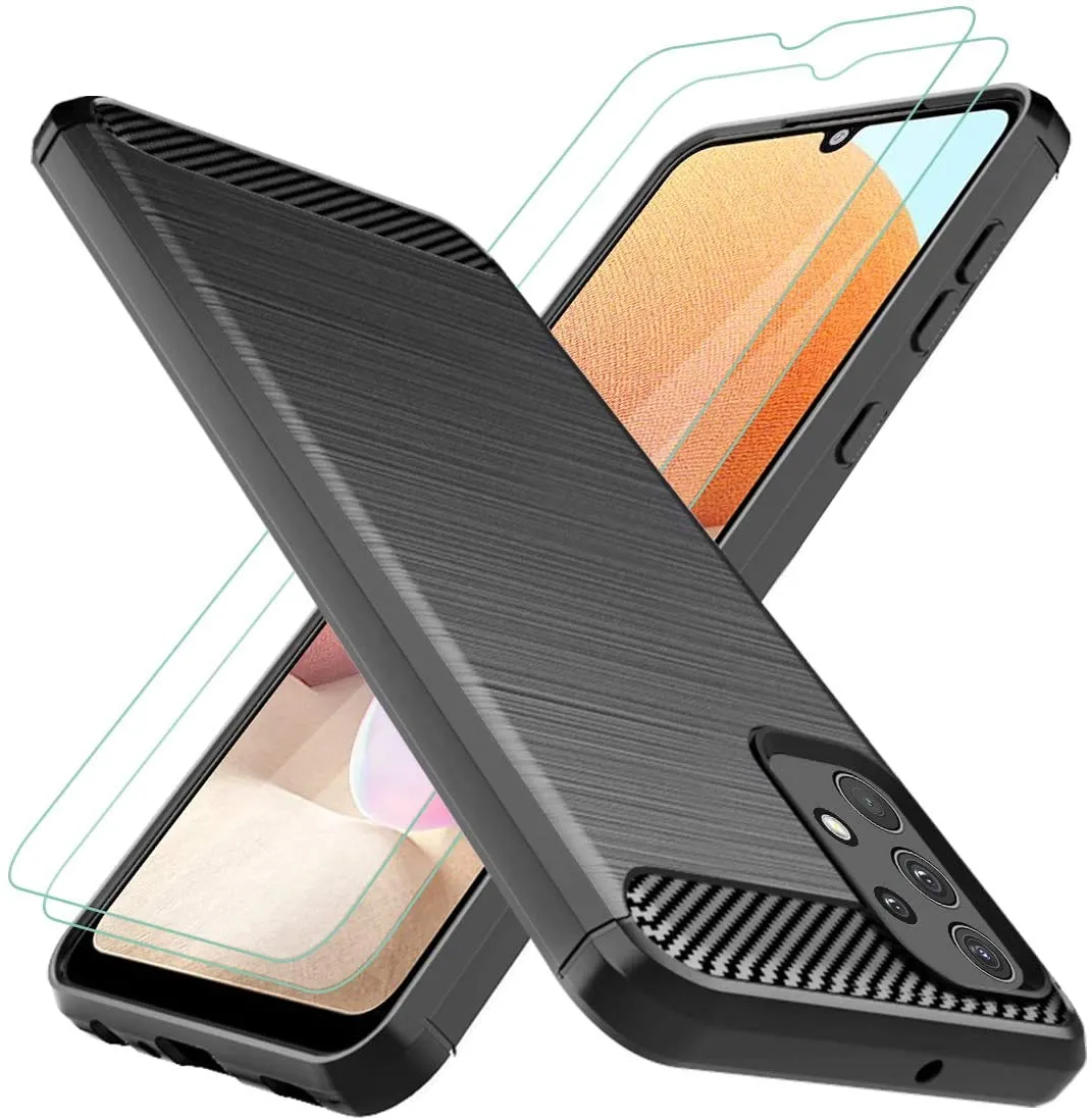 Чехол книжка Cellularline Book Case 3 - Galaxy A32 4G, Чёрный