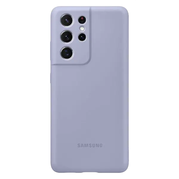 Husă Samsung Silicone Cover for Galaxy S21 Ultra, Violet