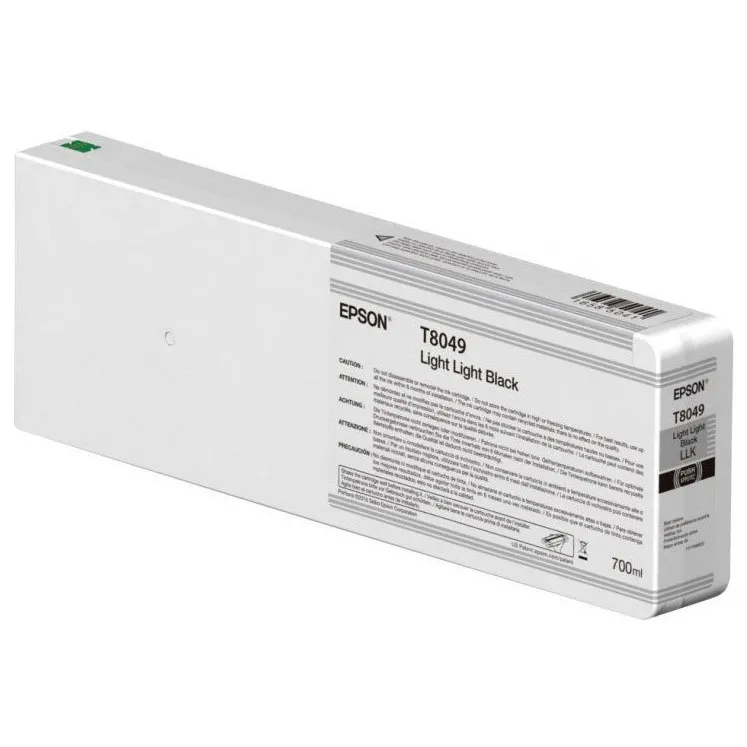 Cartuș de cerneală Epson T804 UltraChrome HDX/HD, C13T804900, Gri