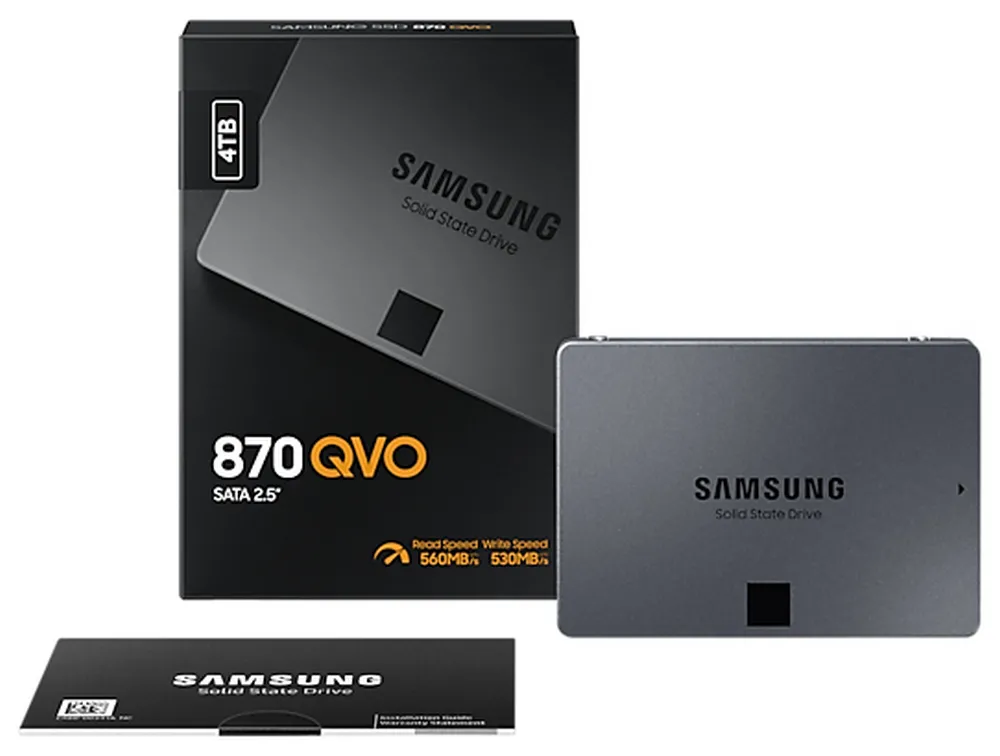 Накопитель SSD Samsung 870 QVO MZ-77Q8T0, 8000Гб, MZ-77Q8T0BW