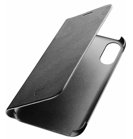 Husă tip carte Cellularline iPhone XS/X - Case, Negru