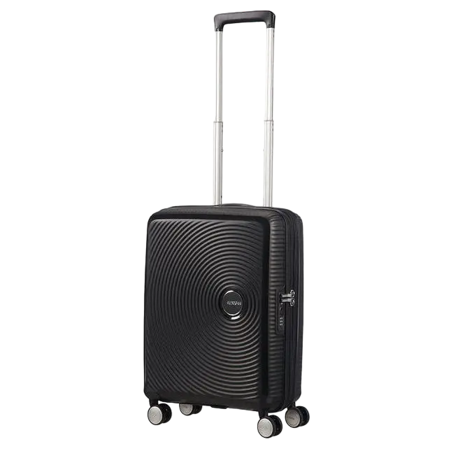 Valiza American Turister SOUNDBOX 4 roti 55/20 TSA EXP negru