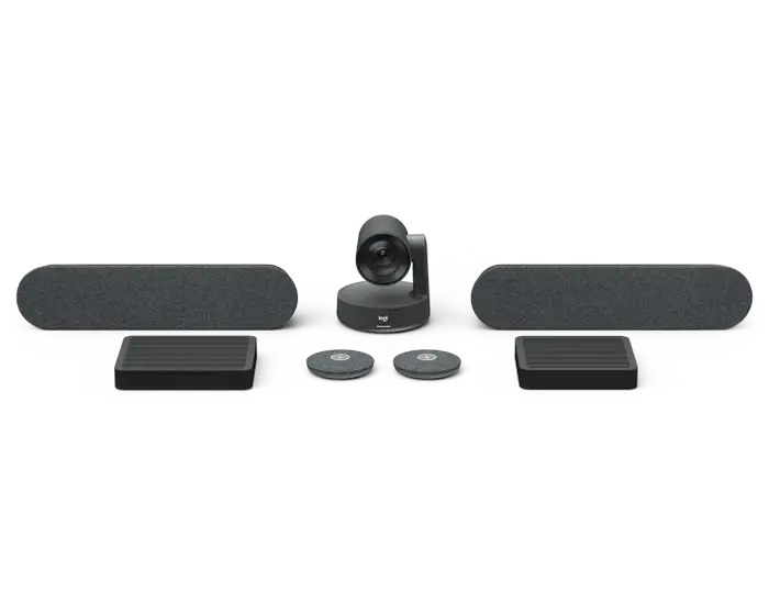 Cameră Web Logitech Rally Plus, UHD-4K, Negru