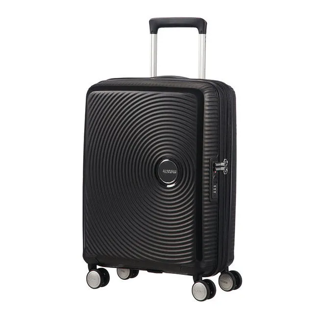 Valiza American Turister SOUNDBOX 4 roti 55/20 TSA EXP negru