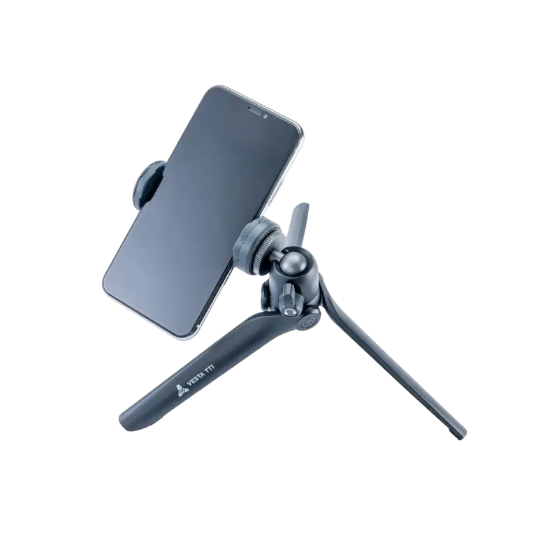Mini trepied Vanguard VESTA TT1 BP, Cap trepied de minge, Negru