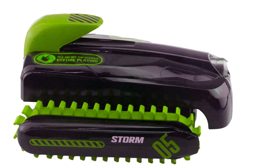 Jucărie cu telecomandă Crazon Deformation Amphibious Car, Negru/Verde (18SL02)