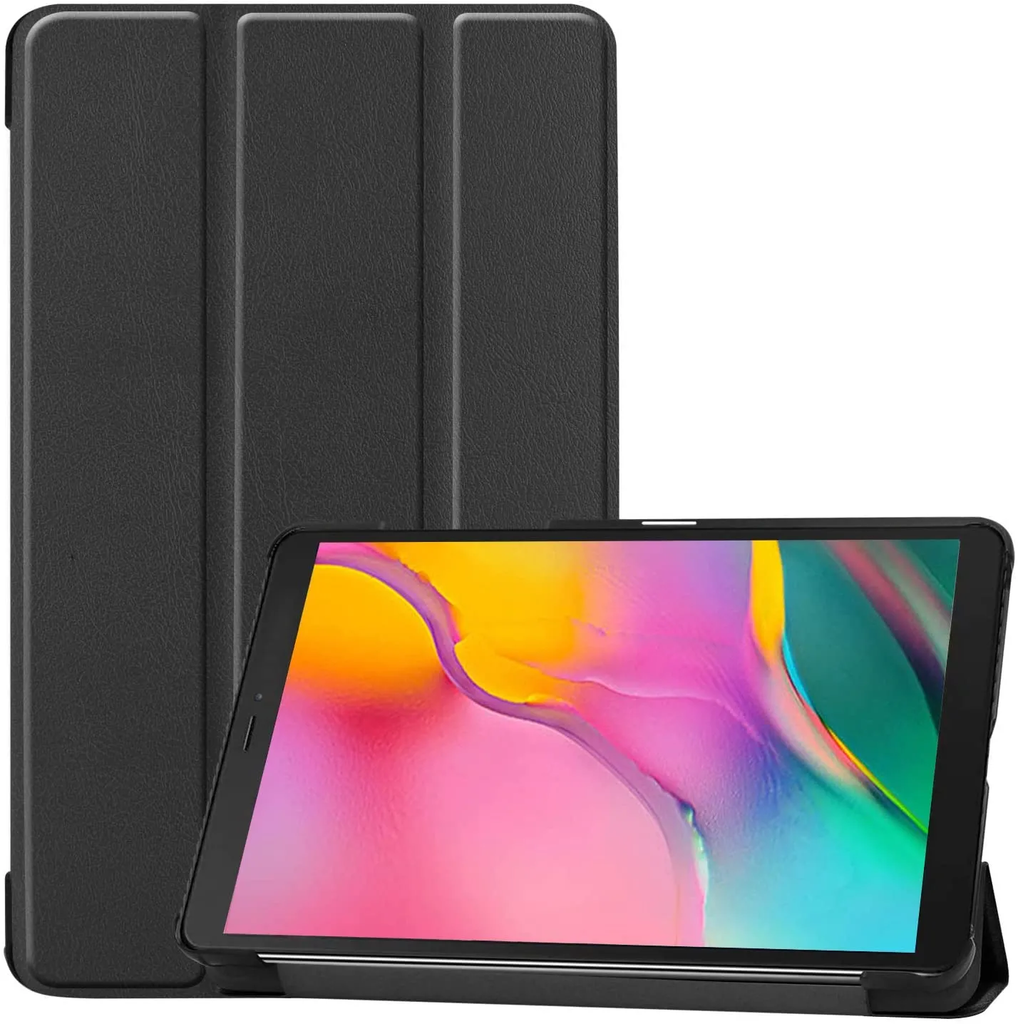 Cellular Samsung Galaxy TAB A 8.0 2019,Stand Case, Black