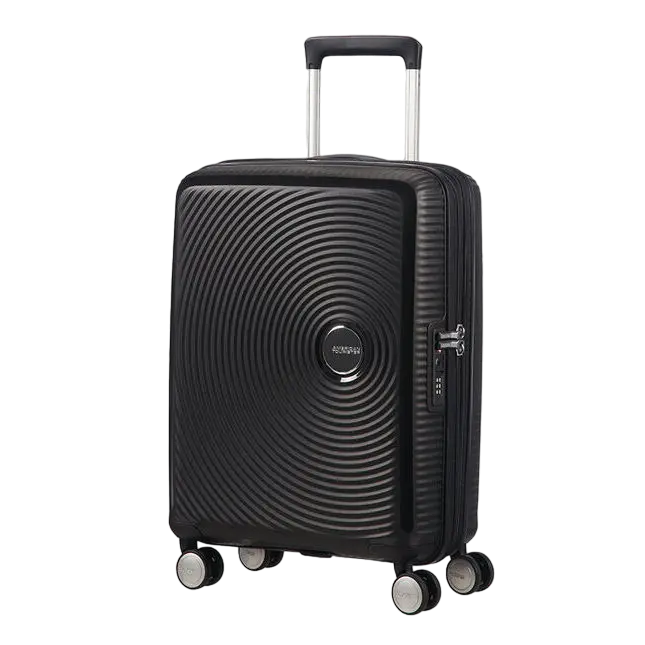 Valiza American Turister SOUNDBOX 4 roti 55/20 TSA EXP negru