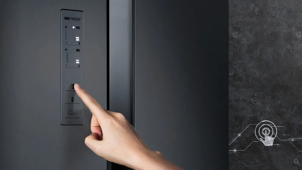 Frigider Hisense RS670N4GBE, Negru