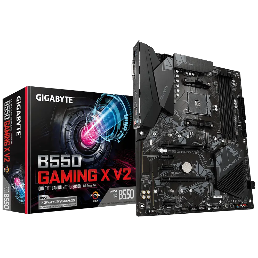 Placă de bază Gigabyte B550 GAMING X V2, AM4, AMD B550, ATX