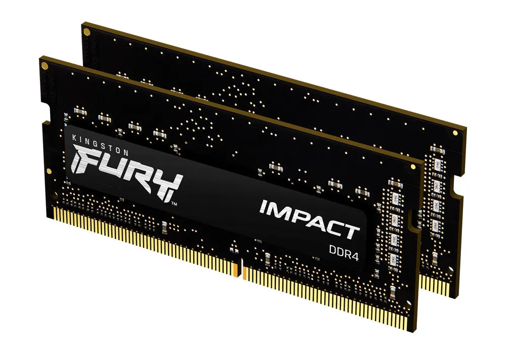 Оперативная память Kingston FURY Impact, DDR4 SDRAM, 3200 МГц, 16Гб, KF432S20IBK2/16