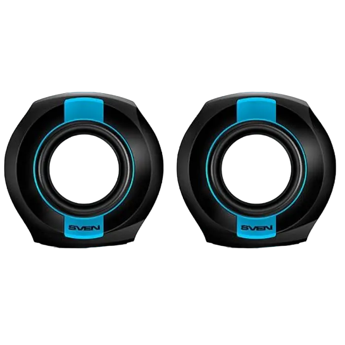 Boxe pentru calculator 2.0 SVEN "150", Negru/Albastru