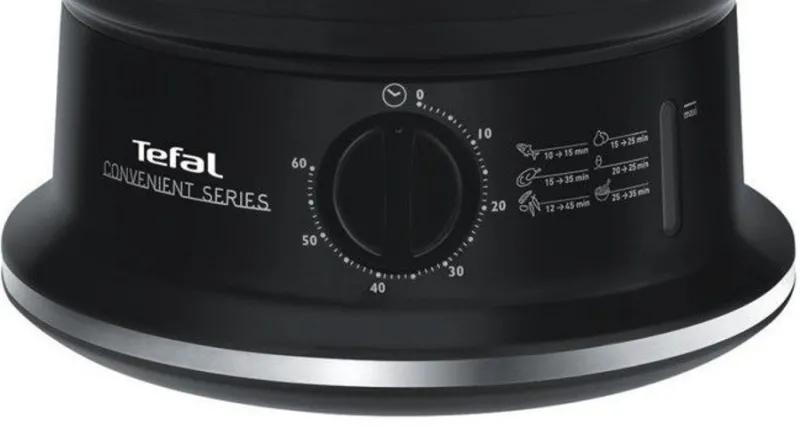 Aparat de gătit cu aburi Tefal Convenient, Negru