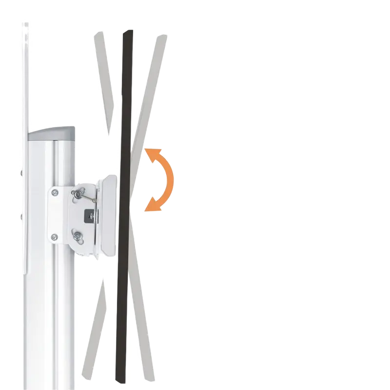 Suport pentru TV pe picior Reflecta TV Stand 70VCP-Shelf, White, Alb