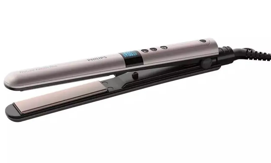 Placă de îndreptat părul Philips Prestige HP8371/00, Roz