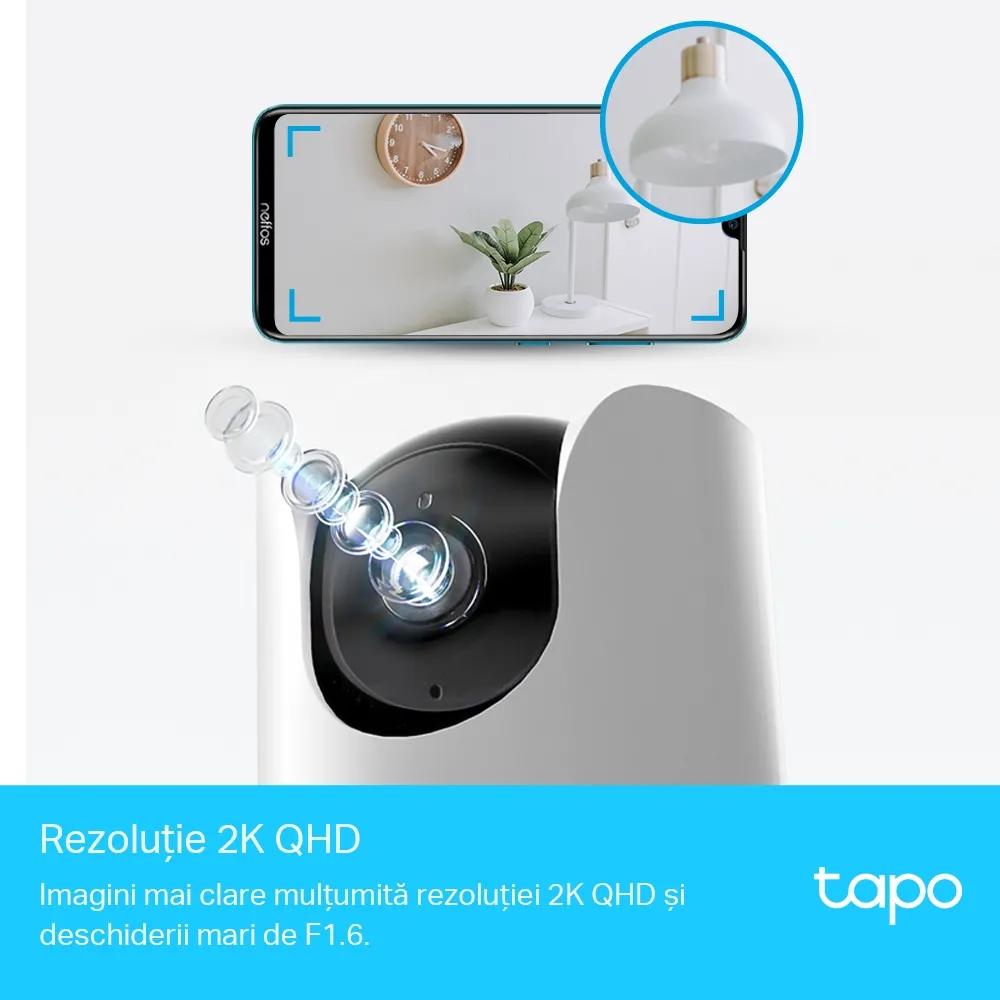 Camera de supraveghere Smart TP-LINK TAPO C225, Alb