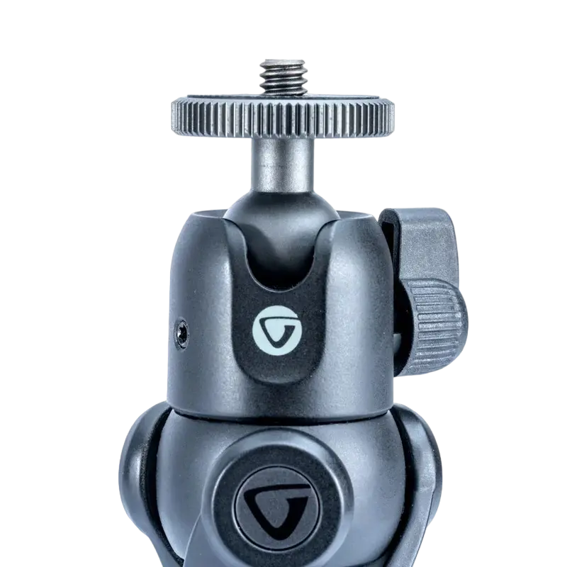 Mini trepied Vanguard VESTA TT1 BP, Cap trepied de minge, Negru