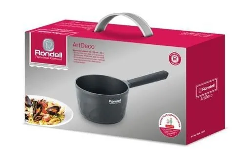 Ковш Rondell RDA-1253, 1,5л, Чёрный