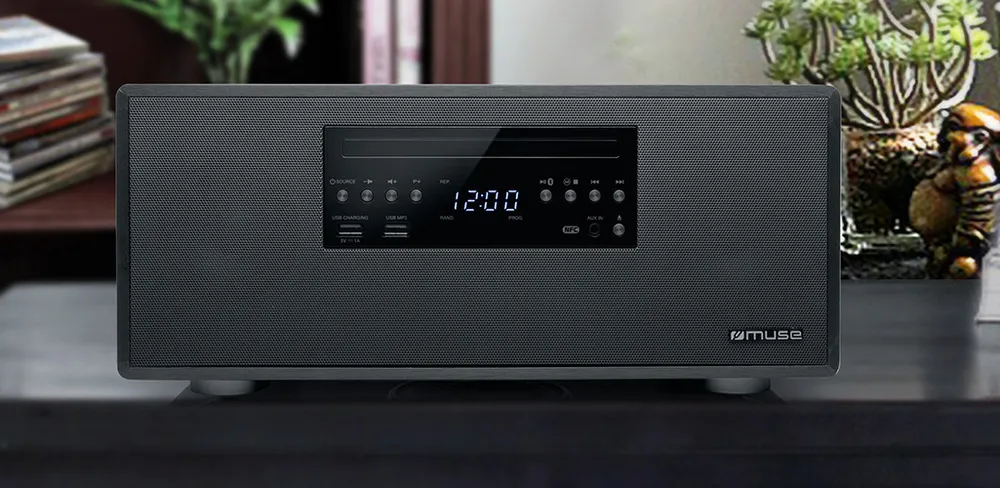 Беспроводные колонки для дома MUSE M-692 BTC, Чёрный