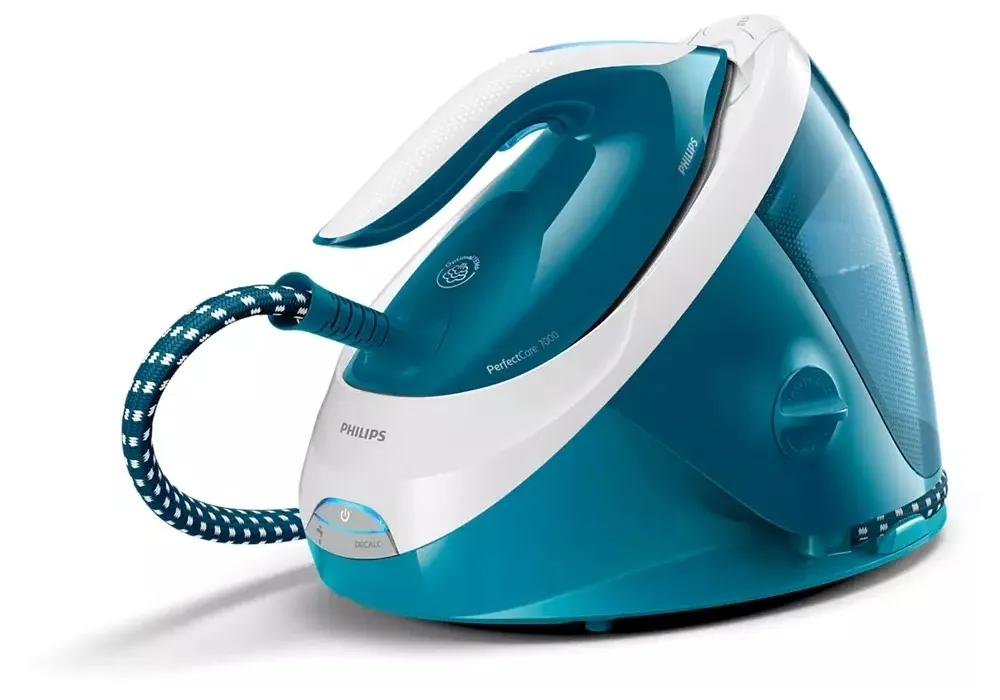 Fier de călcat cu generator de abur PHILIPS PSG7024/20, 2100W, Albastru