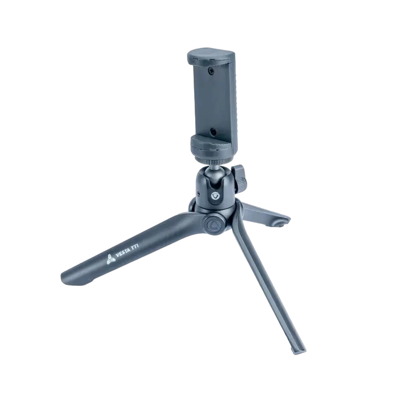 Mini trepied Vanguard VESTA TT1 BP, Cap trepied de minge, Negru