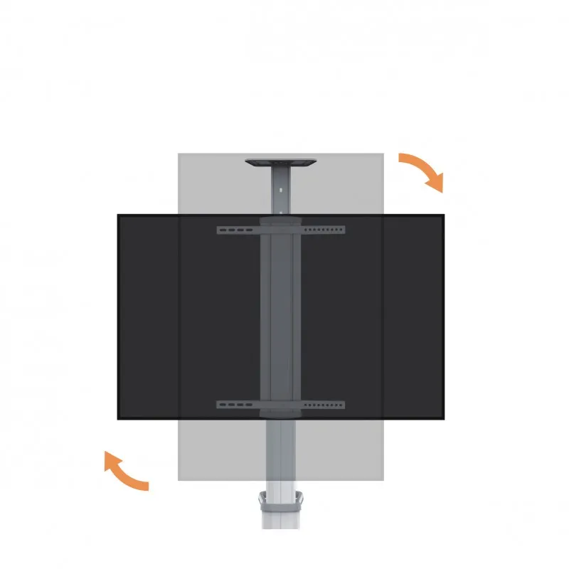 Suport pentru TV pe picior Reflecta TV Stand 70VCP-Shelf, White, Alb