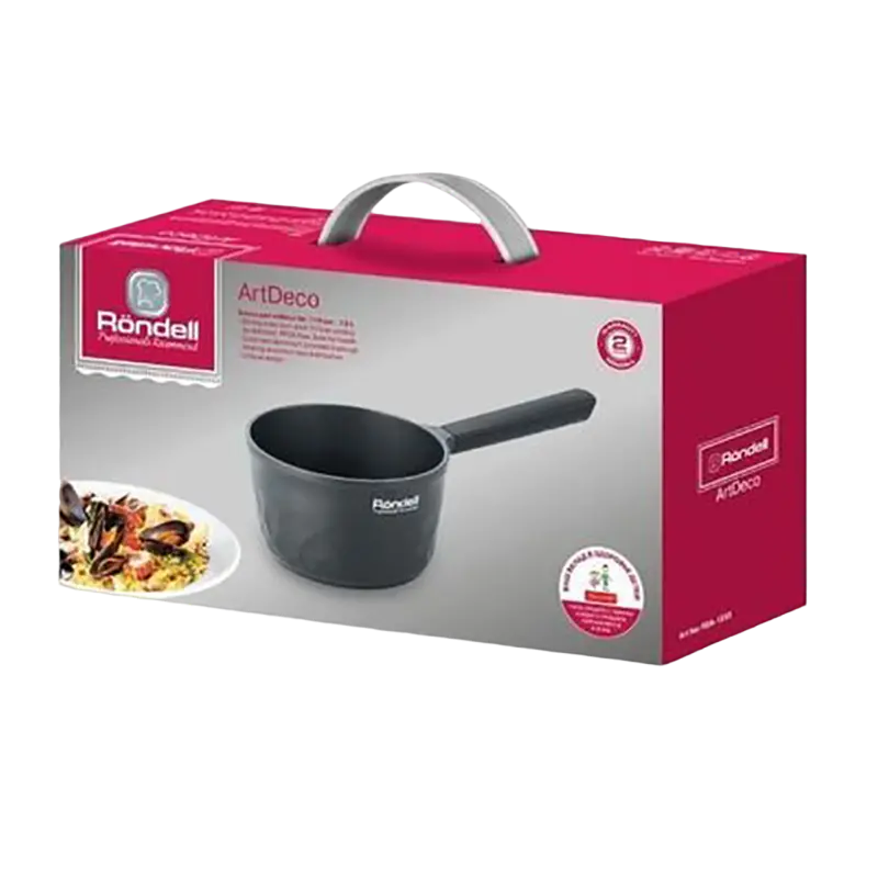 Ковш Rondell RDA-1253, 1,5л, Чёрный