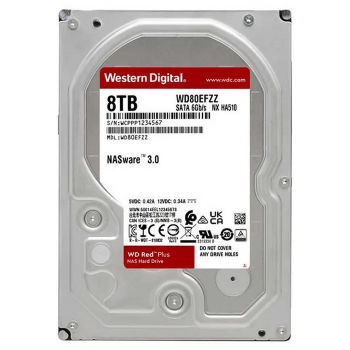Жесткий диск Western Digital WD Red Plus, 3.5