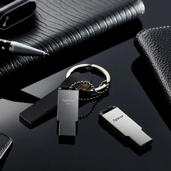 USB Flash накопитель Apacer AH360, 16Гб, Чёрный