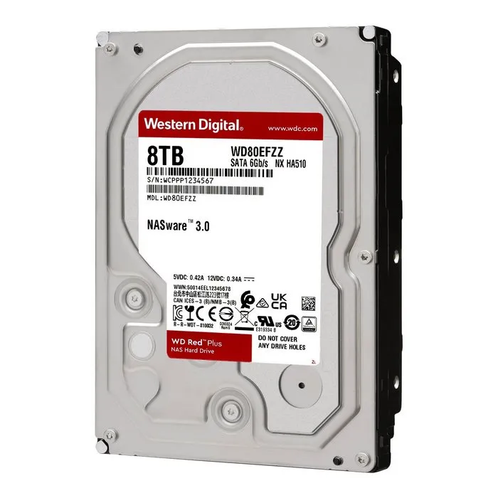 Жесткий диск Western Digital WD Red Plus, 3.5