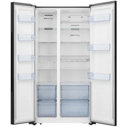 Frigider Hisense RS670N4GBE, Negru