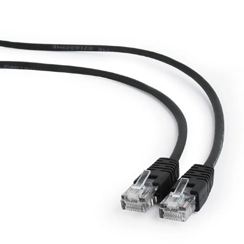 Patch cord Cablexpert PP12-3M/BK, CAT5e UTP, 3m, Negru