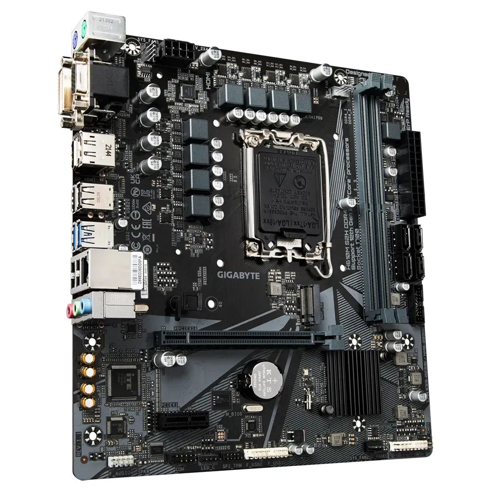 Placă de bază Gigabyte H610M S2H DDR4, LGA1700, Intel H610, Micro-ATX