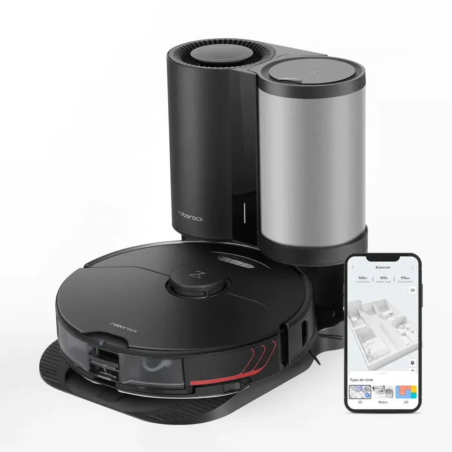 Aspirator Robot Xiaomi S7 Max V Plus, Negru