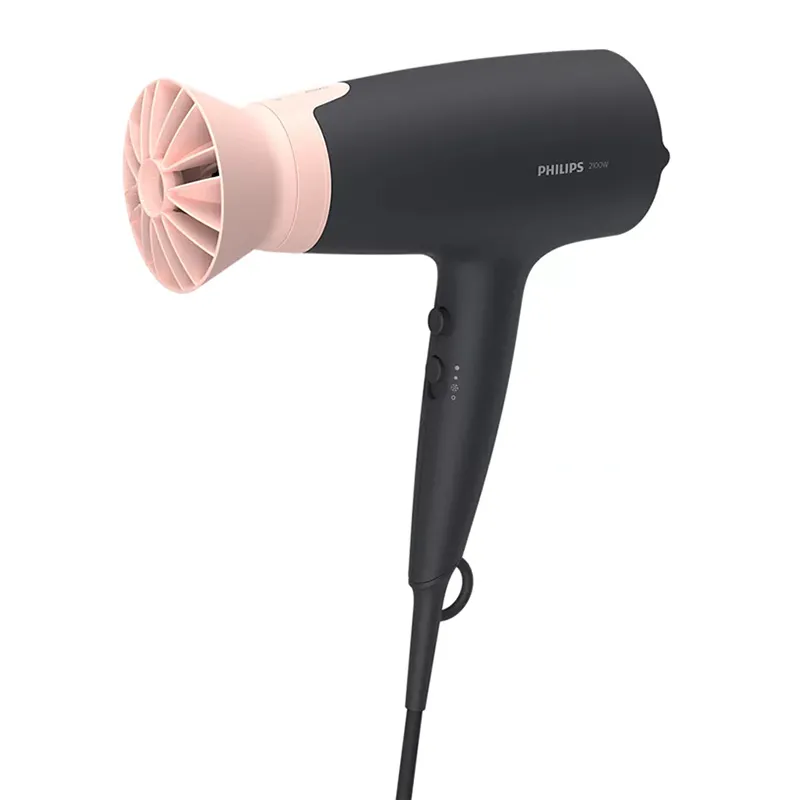 Uscător de păr Philips BHD350/10, 2100 W, Negru | Roz