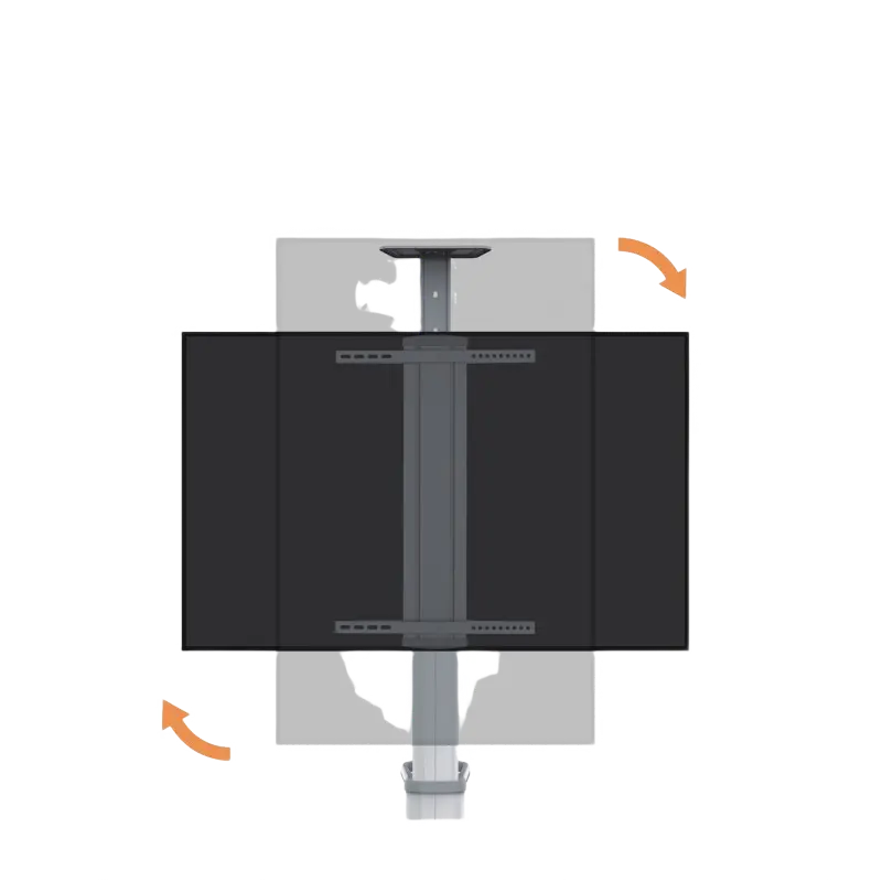 Suport pentru TV pe picior Reflecta TV Stand 70VCP-Shelf, White, Alb